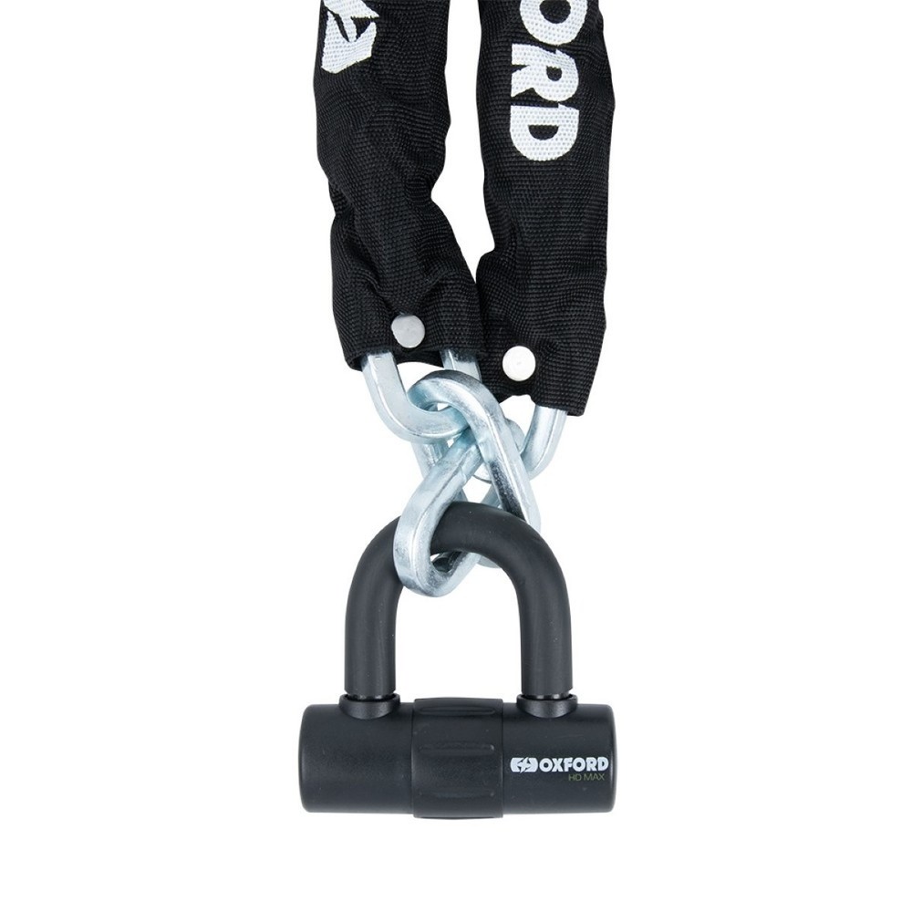 Oxford HD MAX Lock & Chain 12mm x 2.0m Motorcycle Security Device