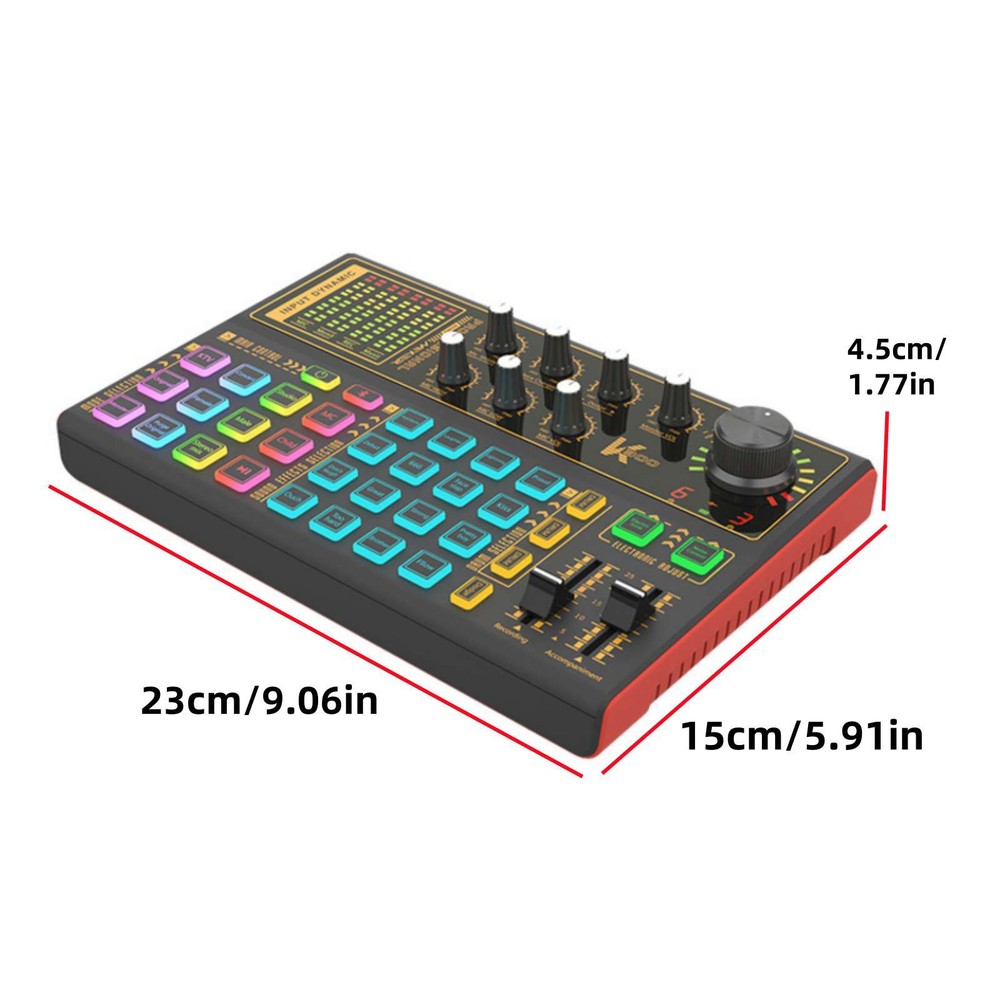 Multi-function Sound Card Audio K300 Processing Equipment Easy to operate