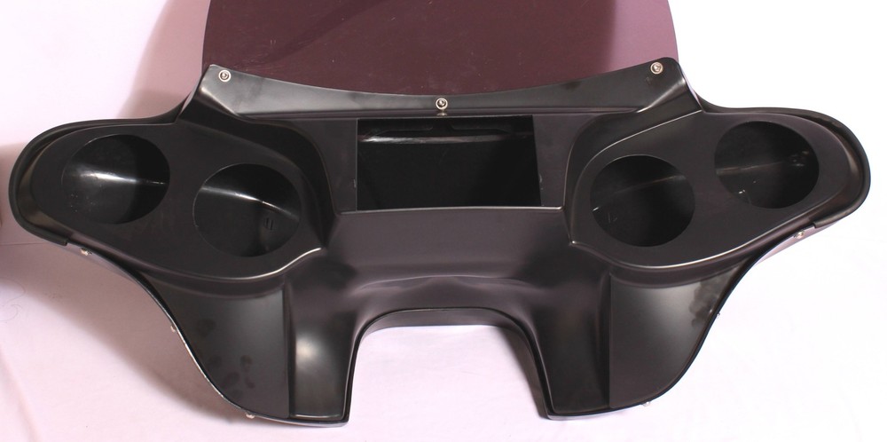 Batwing Fairing Windshield  Triumph Touring Rocket III 4x5 Primer ABS Double din