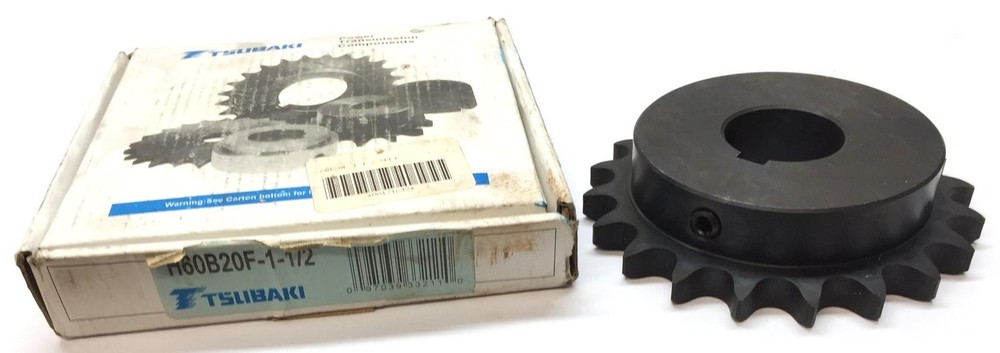 Tsubaki Roller Sprocket H60B20F-1-1/2 NOS