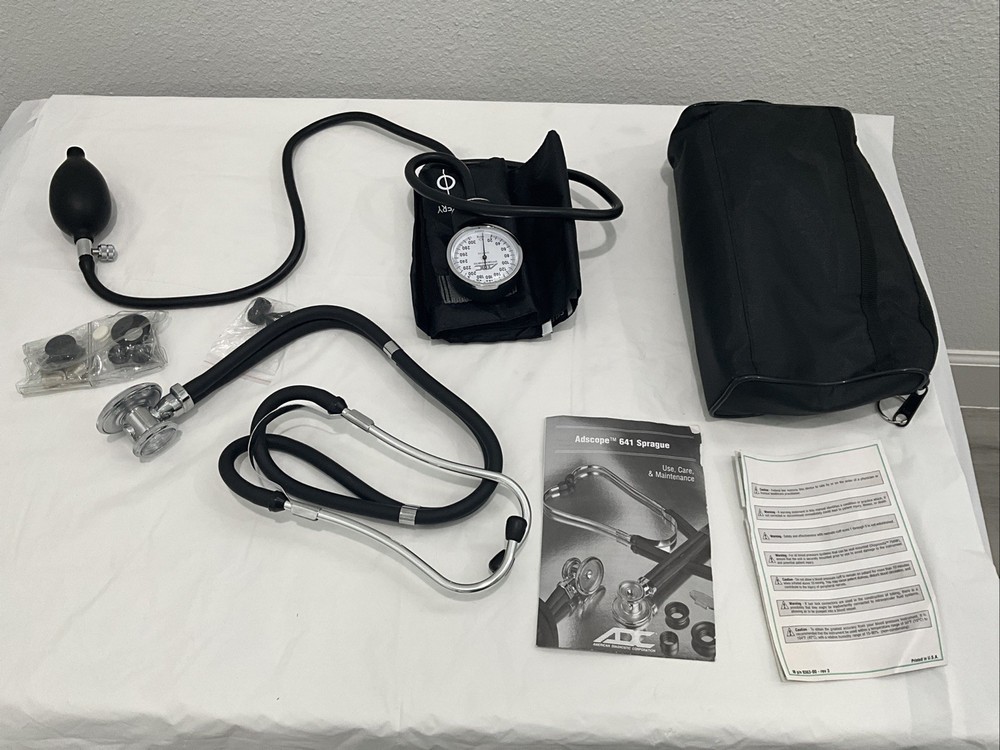 ADC Adscope 641 Sprague Stethoscope With Case