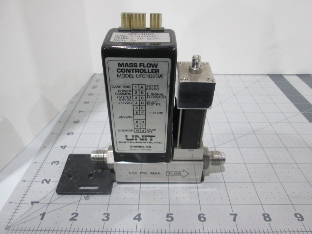 Unit, UFC-1020, Mass Flow Controller, O2, 10 SLPM, Used