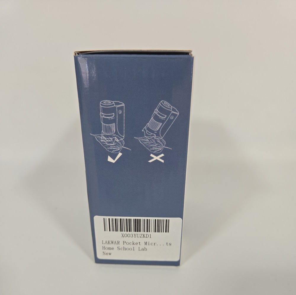 LAKWAR Pocket Microscope 60x-120x Portable Handheld Microscope