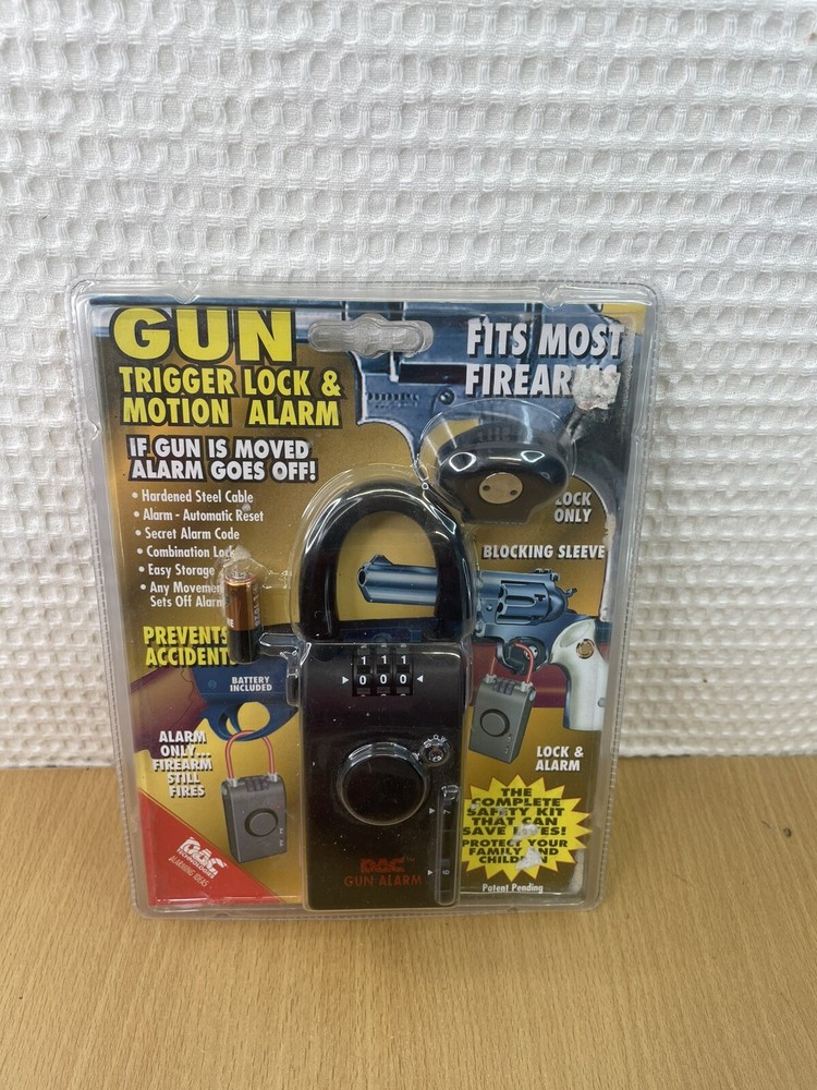 DAC Technologies Gun Trigger Lock & Motion Alarm Brand New Sealed