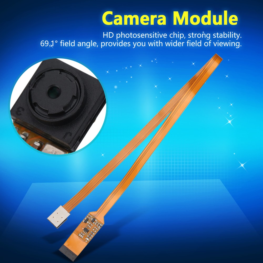 HBV‑ZERO‑V3.0 Camera Module 5MP 30cm Cable 69.1°Field Angle Fit For Pi ZERO