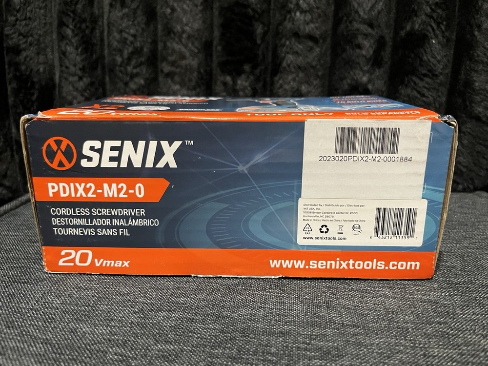 Senix Cordless Screwdriver TOOL ONLY 20Vmax Brushless