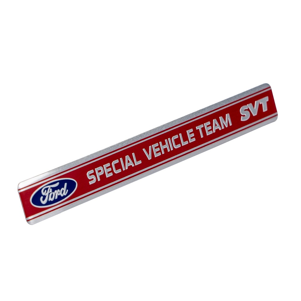 Ford Special Vehicle Team Emblem Red Pair