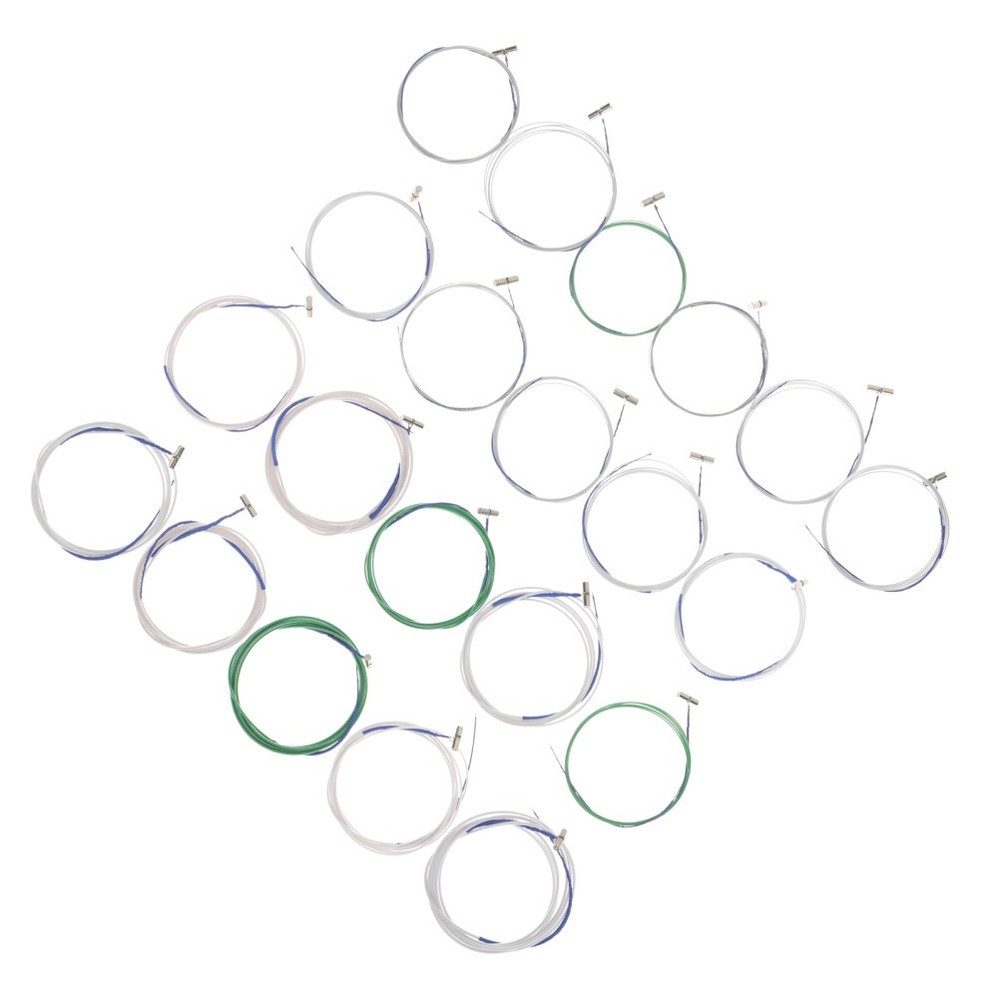 21 Pcs Black Nylon String Guzheng Replacement Strings Hanging Wire