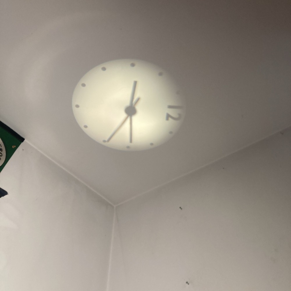 Vintage Time beam Microsweep World 1st Sweep Second Projecting Clock - WORKS