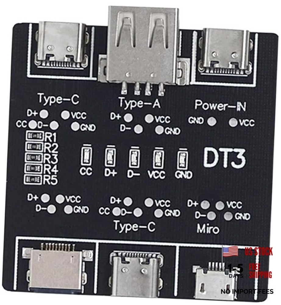 1Pc USB Cable Tester Board USB Cable Checkers Data Wire Charging Test Data