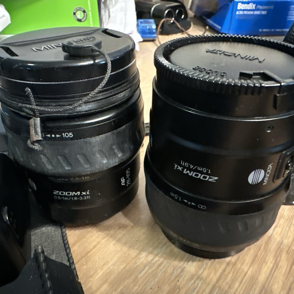 Minolta Camera Lot Flash Lenses