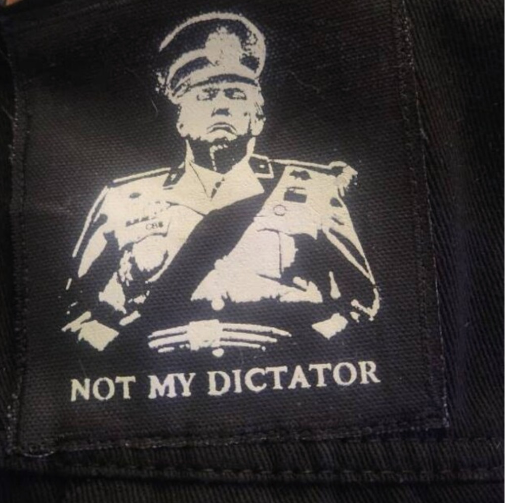 Anti-Trump Protest Patch - Activism Punk Patch , Punk Patch