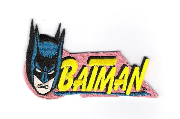 Batman head and Logo 4.5" Embroidered Patch
