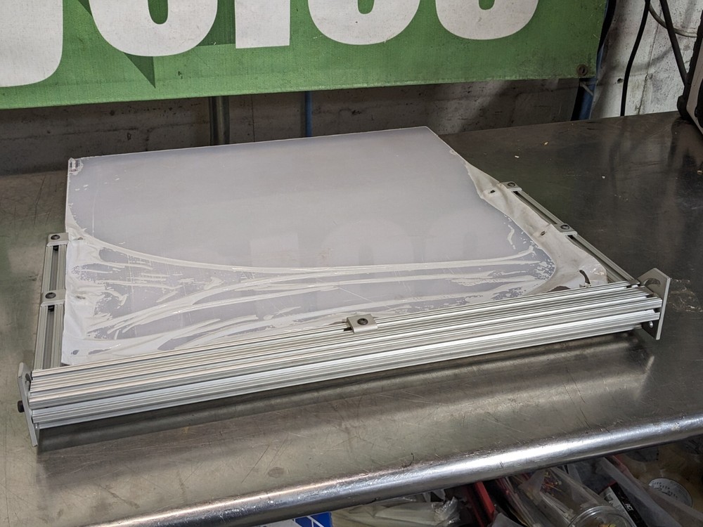 Rockford Milling Machine Guard Rear Mill Shield Panel 24" x 24" Polycarbonate