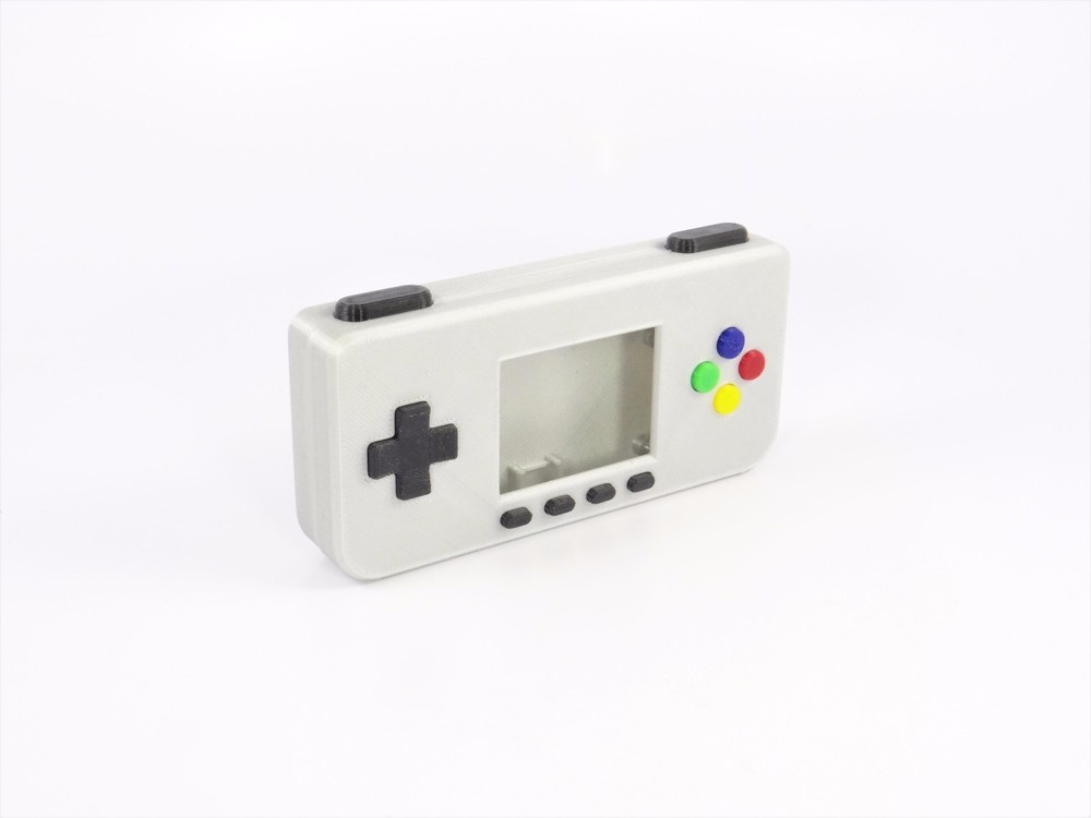 PiGRRL Zero SLVER Game Boy Case Buttons Screws Washers Gameboy Raspberry Pi Zero