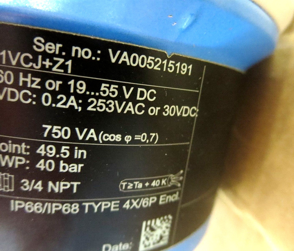 Endress+Hauser FTL41-TCH6/0 Limit/Level Switch Switch Point 49.5"See Description