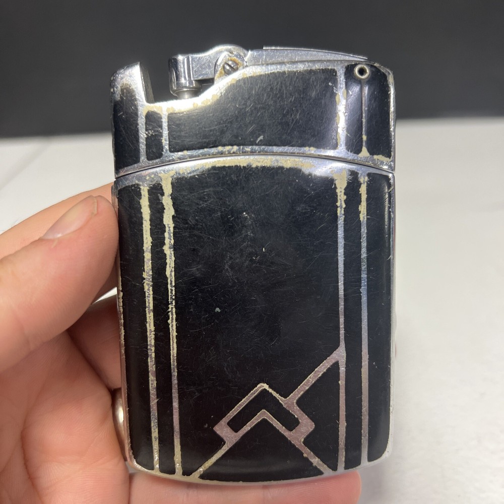 Vintage Ronson Cigarette Case Lighter Combo Untested