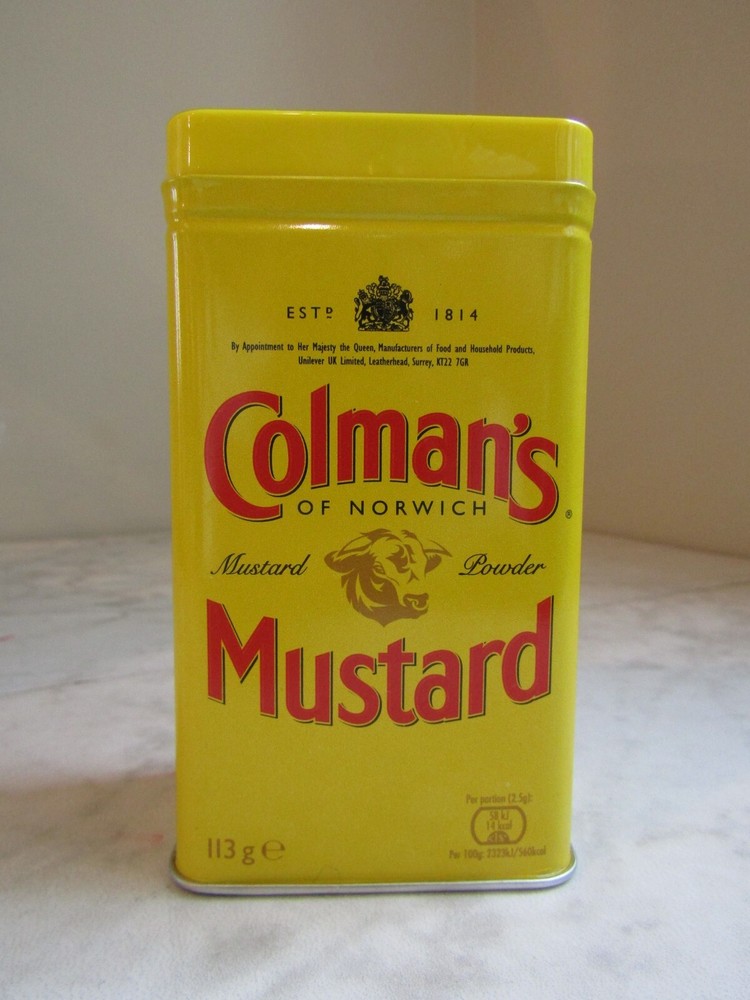 Colman's of Norwich Mustard Powder Tin Empty