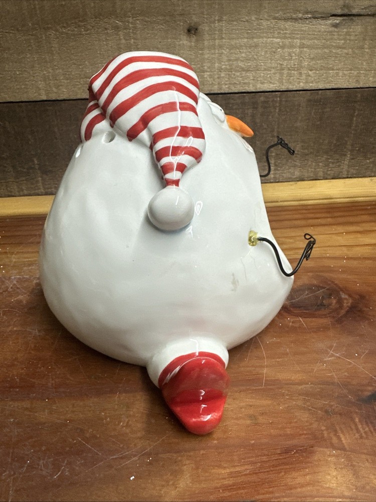 Snowballs Snowman Tealight Holder