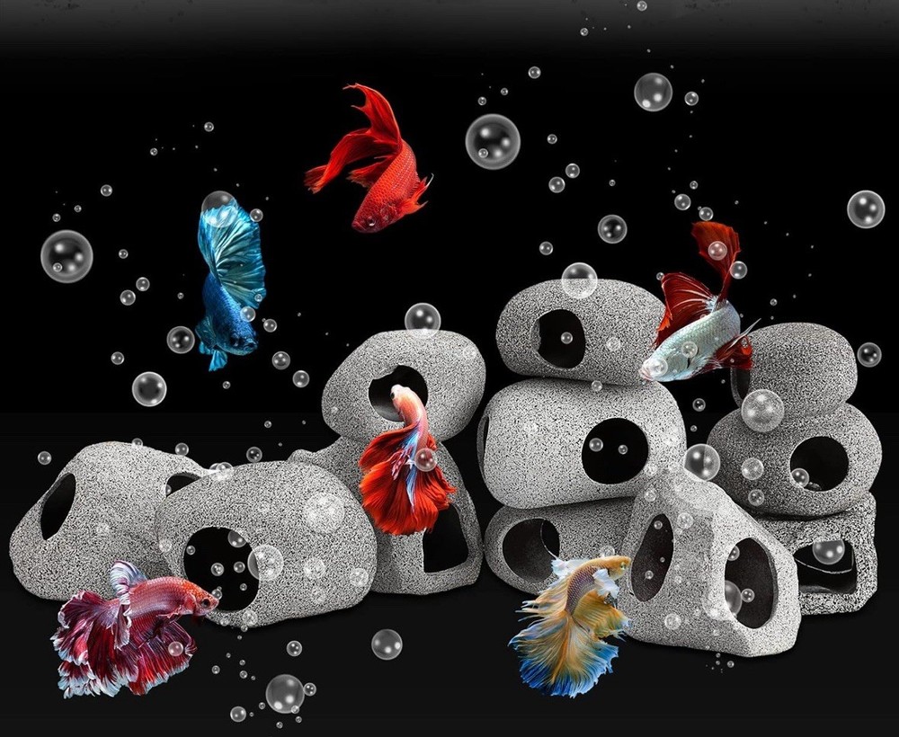 Ceramic Aquarium Rocks