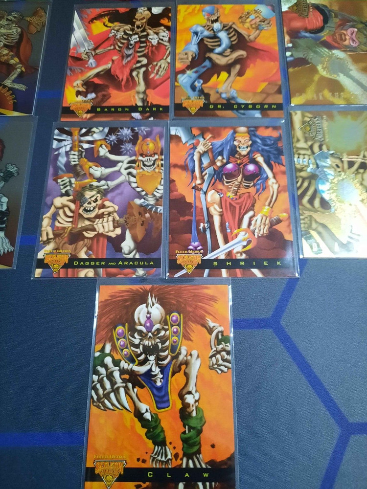 1995 Skeleton Warriors Set, Powerblast, Suspended Animation, Luma Bone