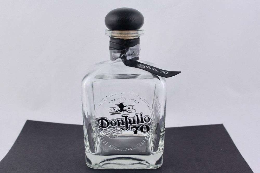 TEQUILA DON JULIO 70 EMPTY BOTTLE AND BOX – MINT