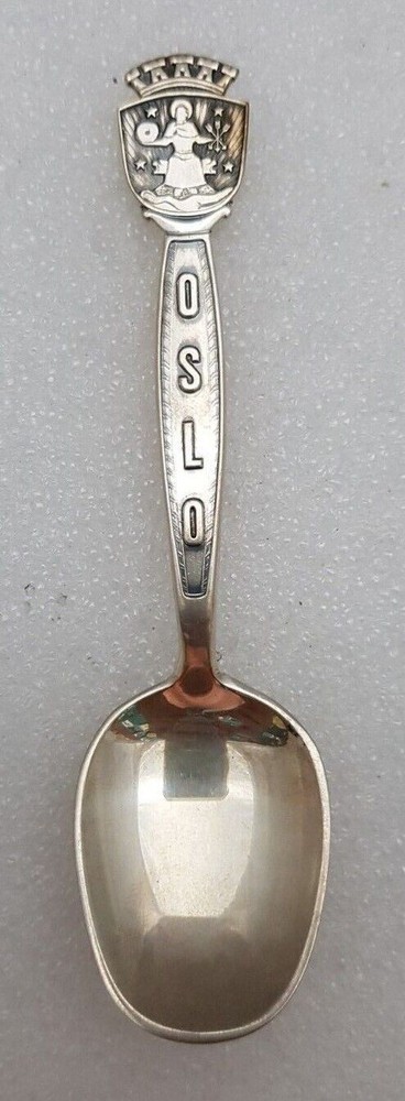 Spoon DAVID ANDERSEN D-A 830S OSLO CREST SOUVENIR SPOON