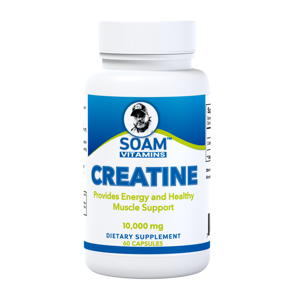 CREATINE - Pre Workout - Muscle Supplement - Cognitive and Immune Support - 60