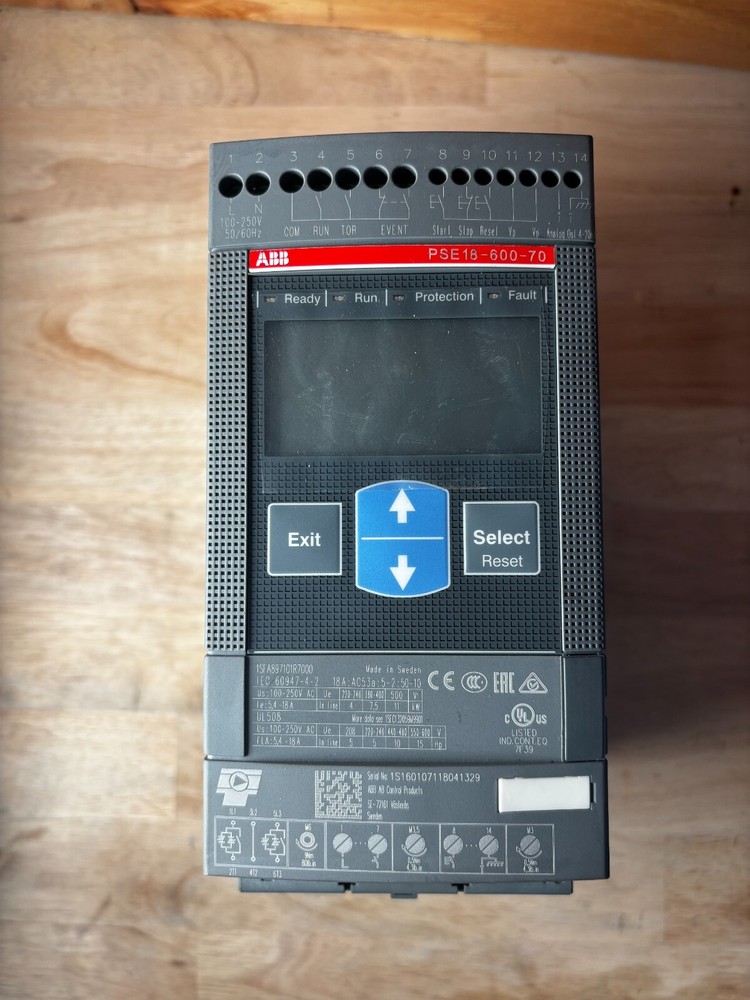 ABB PSE18-600-70 208/600V Softstarter (1SFA897101R7000)