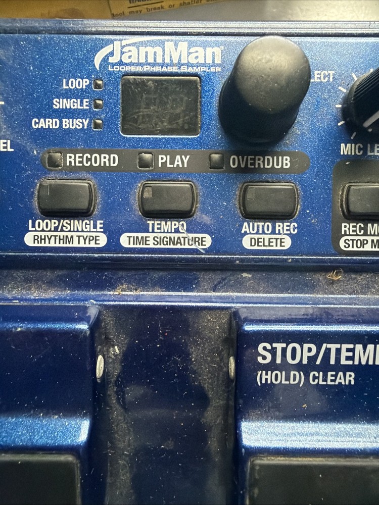 Digitech JamMan Looper/Phrase Sampler FOR PARTS