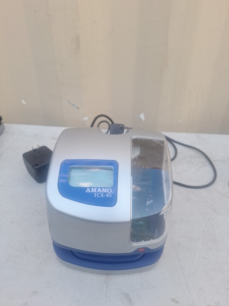 Amano TCX-45 Atomic Time Clock - Tested, Working