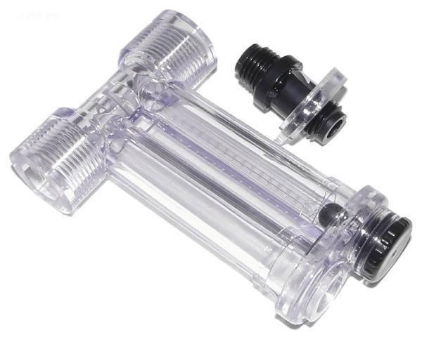 Flow indicator w/check valve, optional