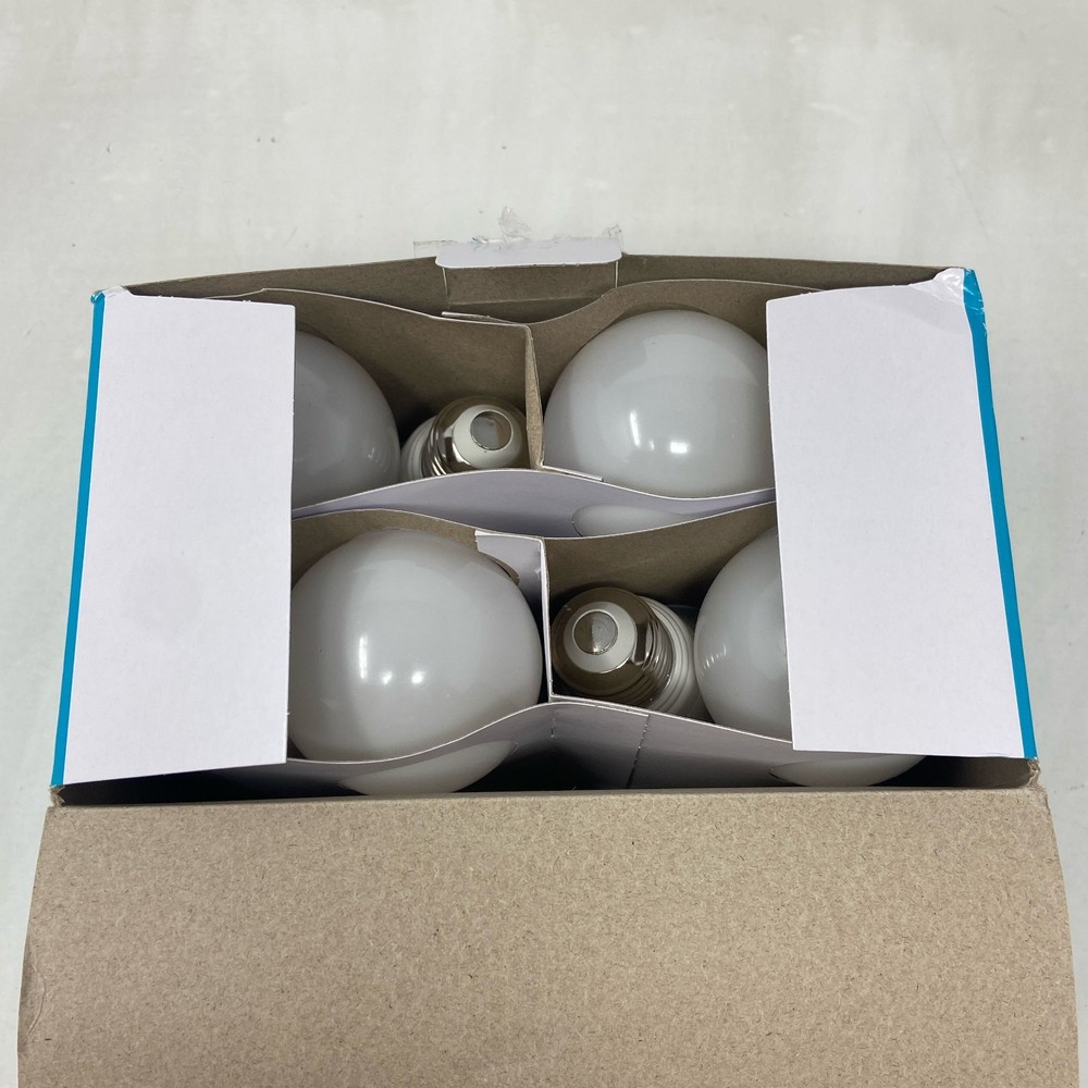 EcoSmart A19 LED Bulbs 60W Eq Daylight 5000K Dimmable 8-Pack