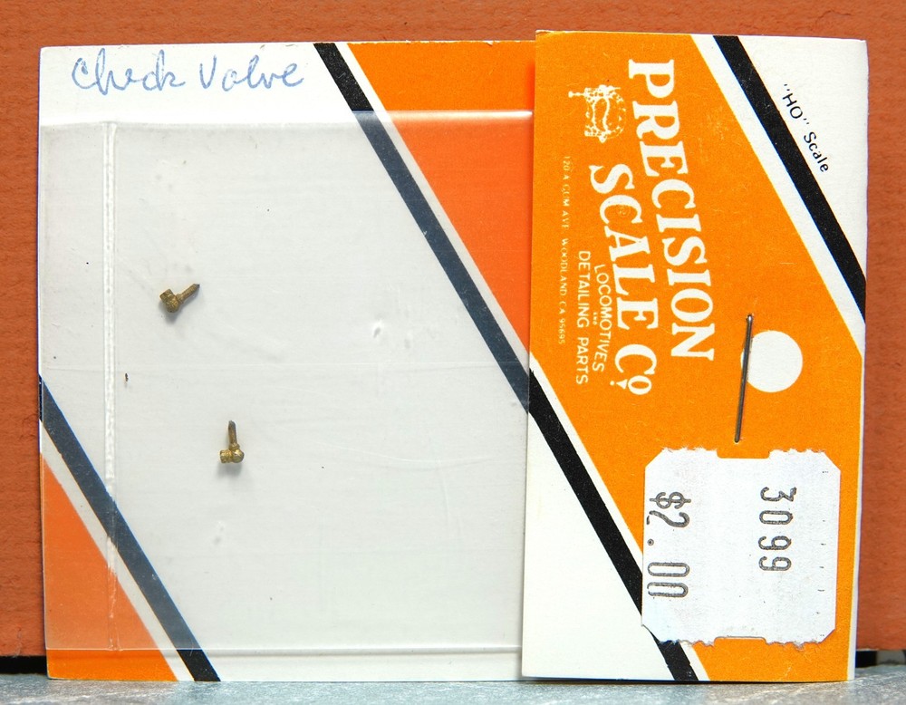 PRECISION SCALE HO CHECK VALVES # 3099