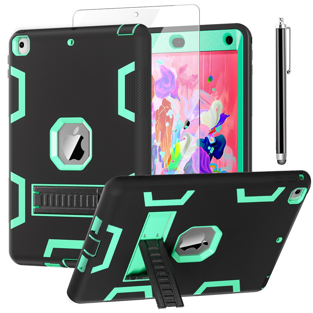 For iPad 5th 6th Generation Case Shockproof Heavy Duty Cover + Screen Protector