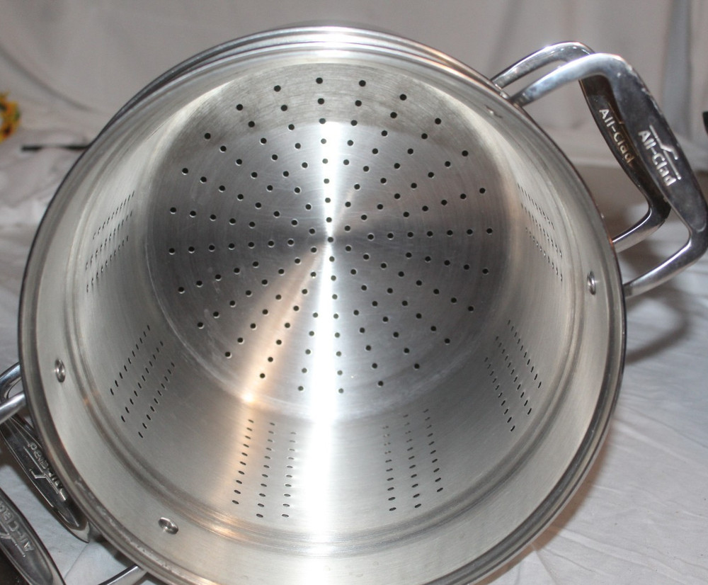 Al-Clad Steamer Pot 3 Pc Set 10" tall