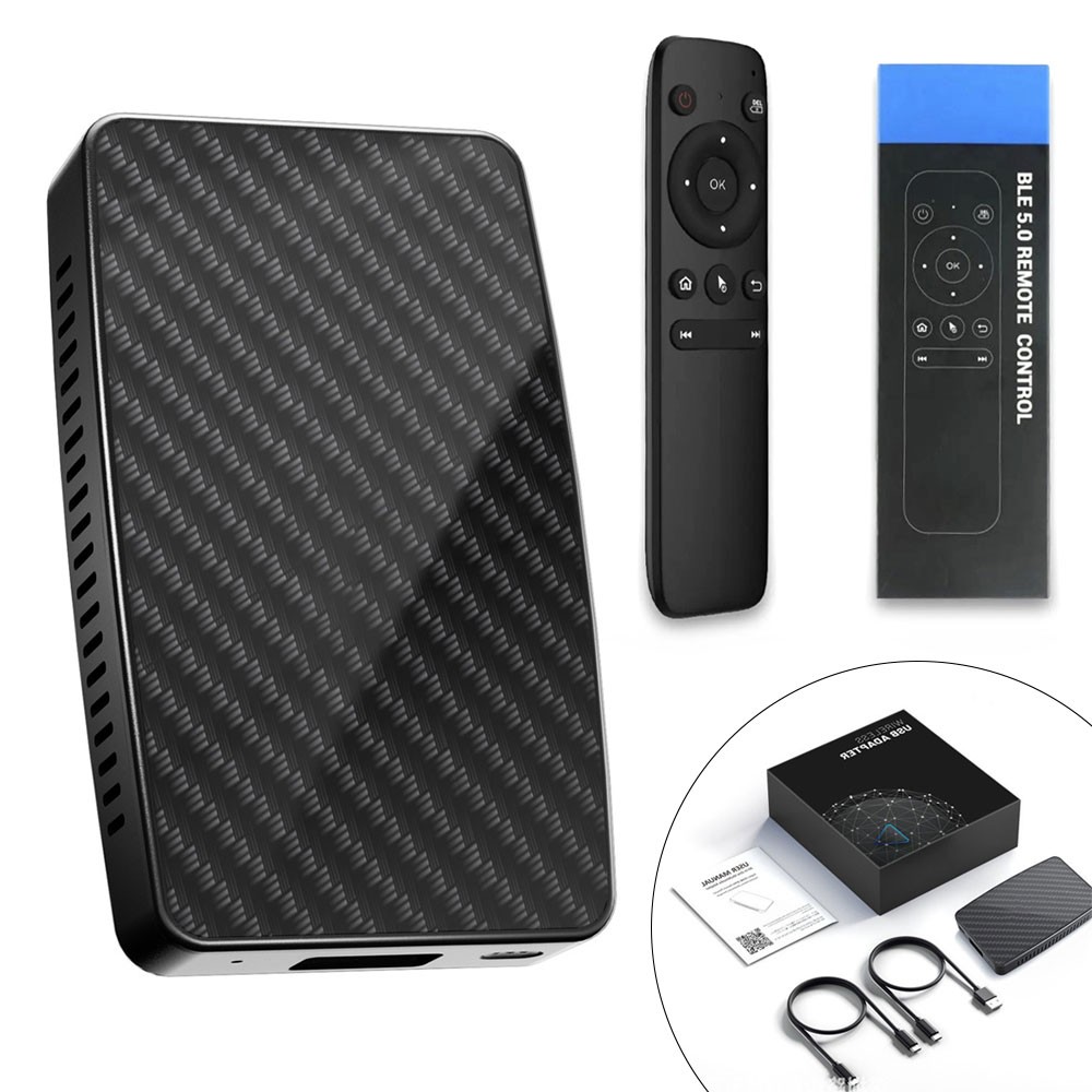 Ottocast Play2Video Pro AiBox Wireless Carplay & Android Auto Adapter w/Remote