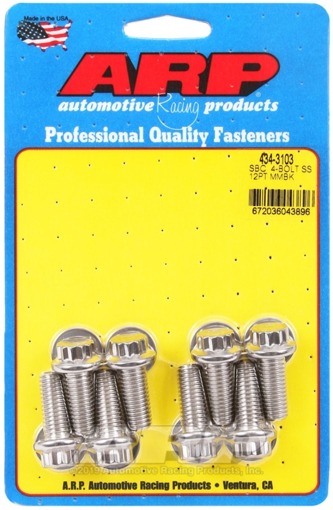ARP 434-3103 Motor Mount Bolt Kit for Performance Engine Applications