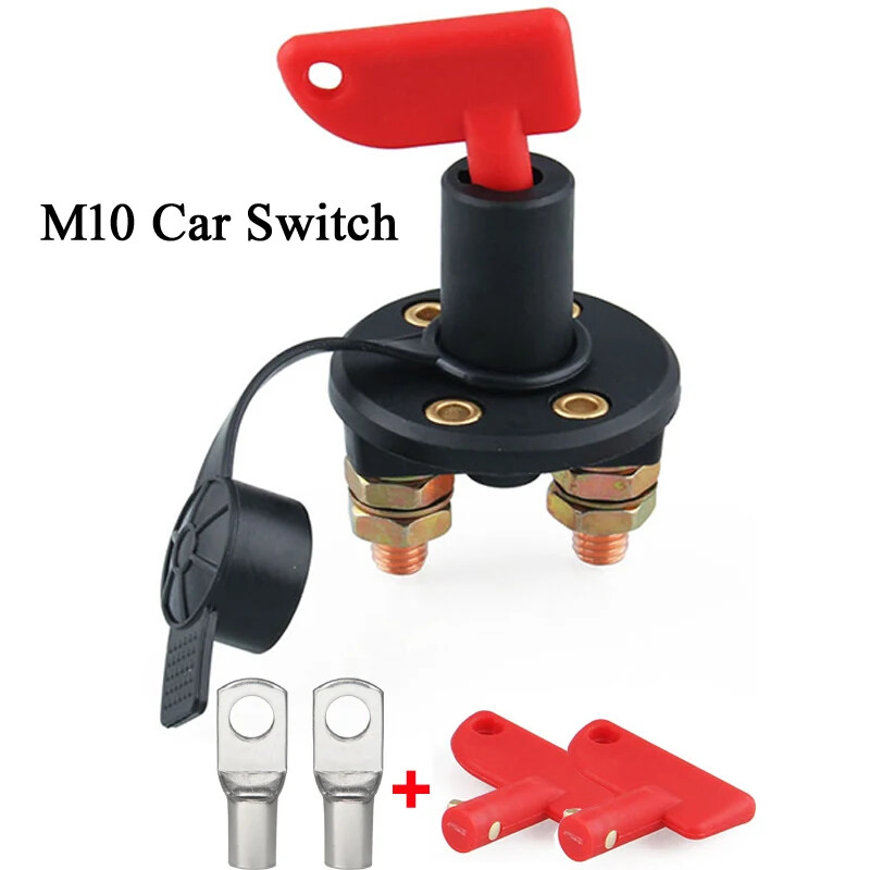 Universal 300A 12V Rotary Power Switch Isolator Battery Main Kill Switch Vehicle