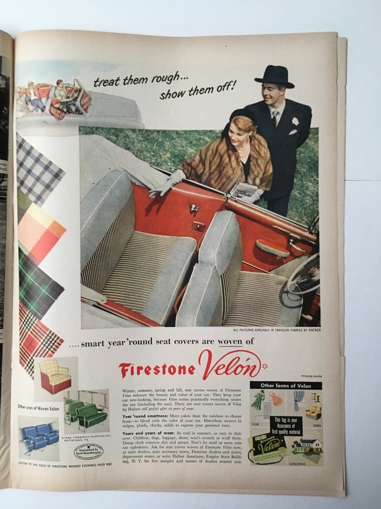 LIFE Sized ad: 1950 STUDEBAKER Commander Starlight Coupe