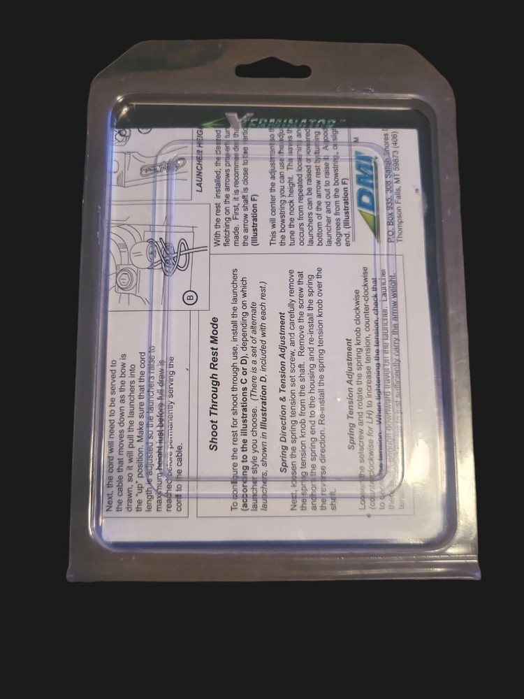 DMI EXTERMINATER Drop Away Or Shoot Through Arrow Rest