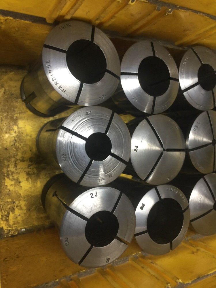 HARDINGE 2J COLLETS - DROP DOWN LIST FULL SIZE RUN & HEX COLLETS