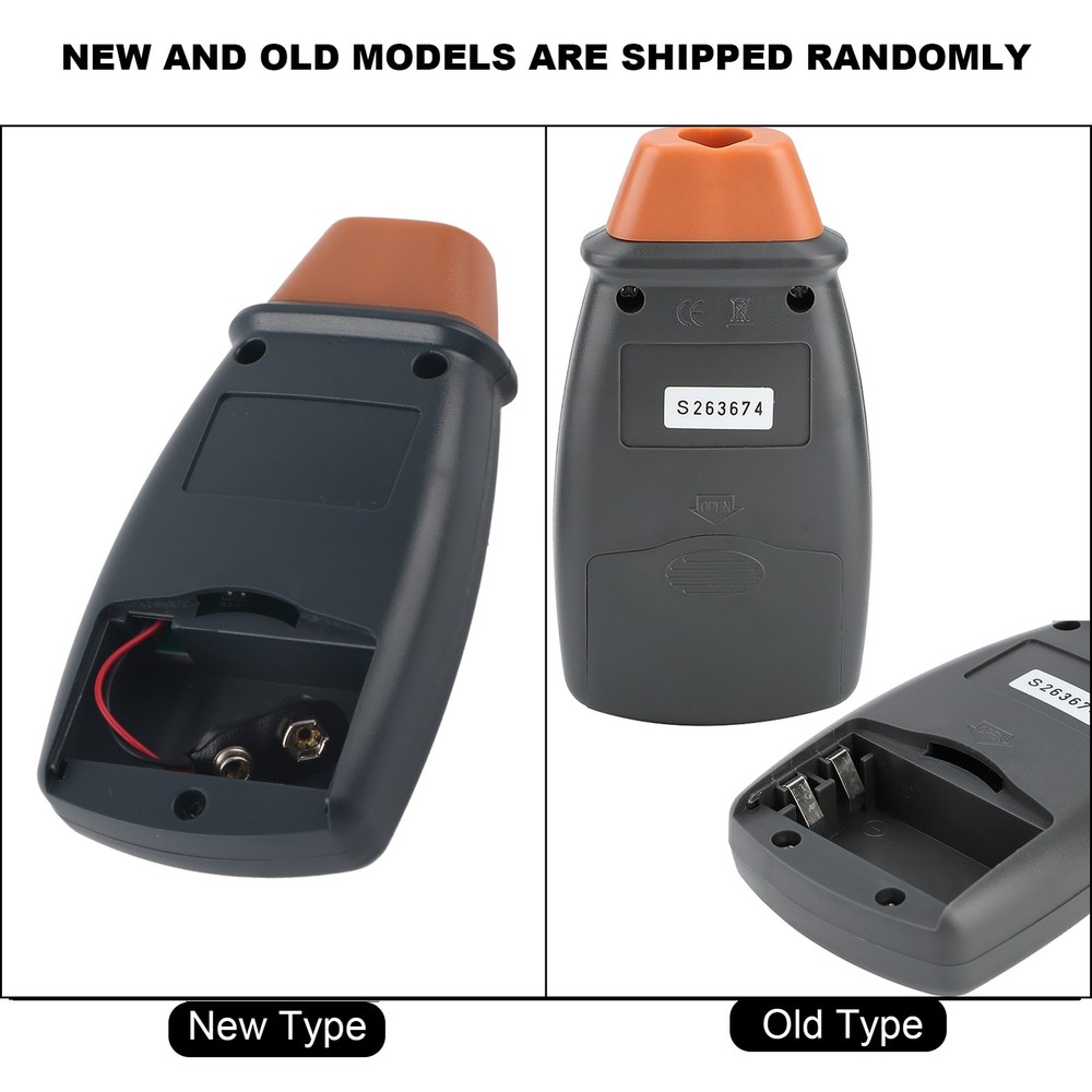 Digital Handheld Tachometer Non Contact RPM Tester Speed Meter Tool WT