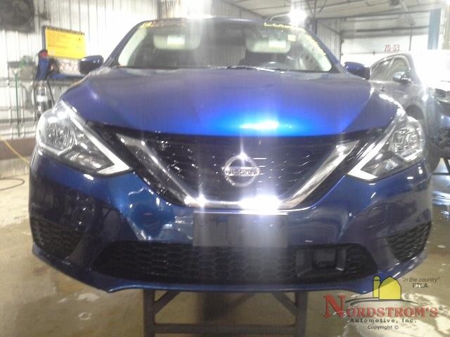2019 Nissan Sentra Driver Front Headrest Only Black Cloth