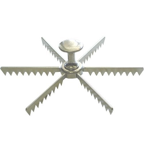 Winware Aluminum 6-Cut Pie and Cake Marker
