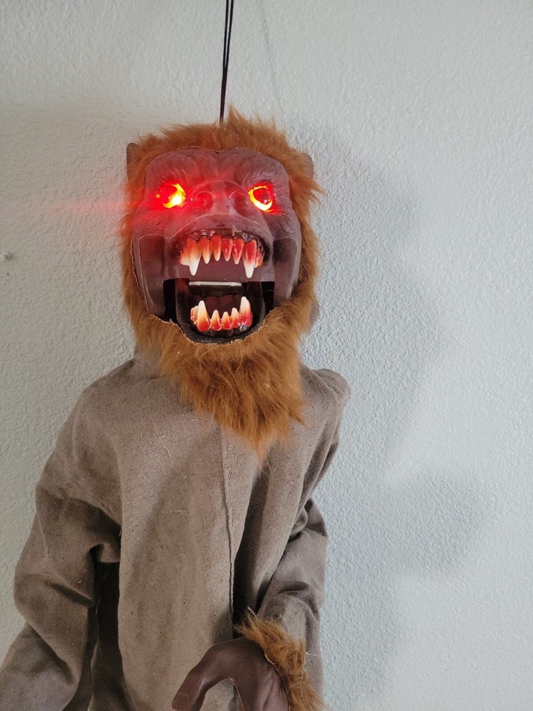 Pan Asian Creations Halloween 4' hanging werewolf