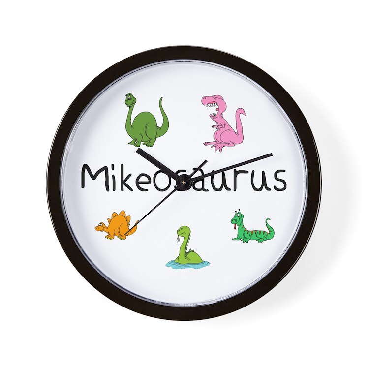 CafePress Mikeosaurus 10" Wall Clock (115482720)