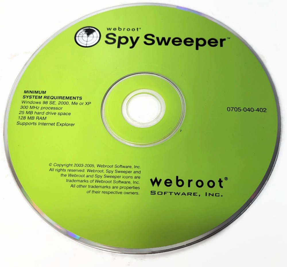 Webroot Spy Sweeper Cd Software