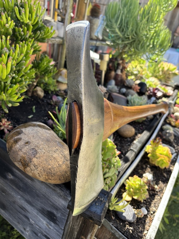 Warren script Undercutter/Chainsaw Axe on Smoked Hickory