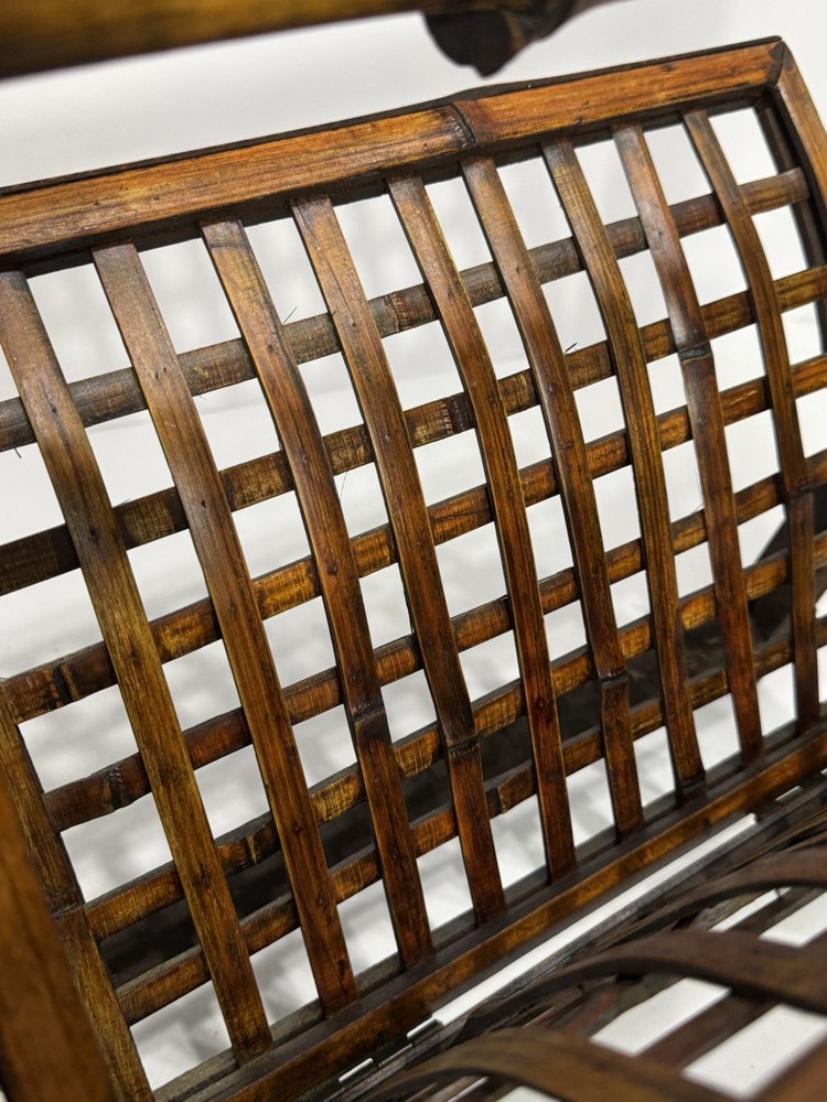 Bamboo Wood Folding Magazine Holder Rack